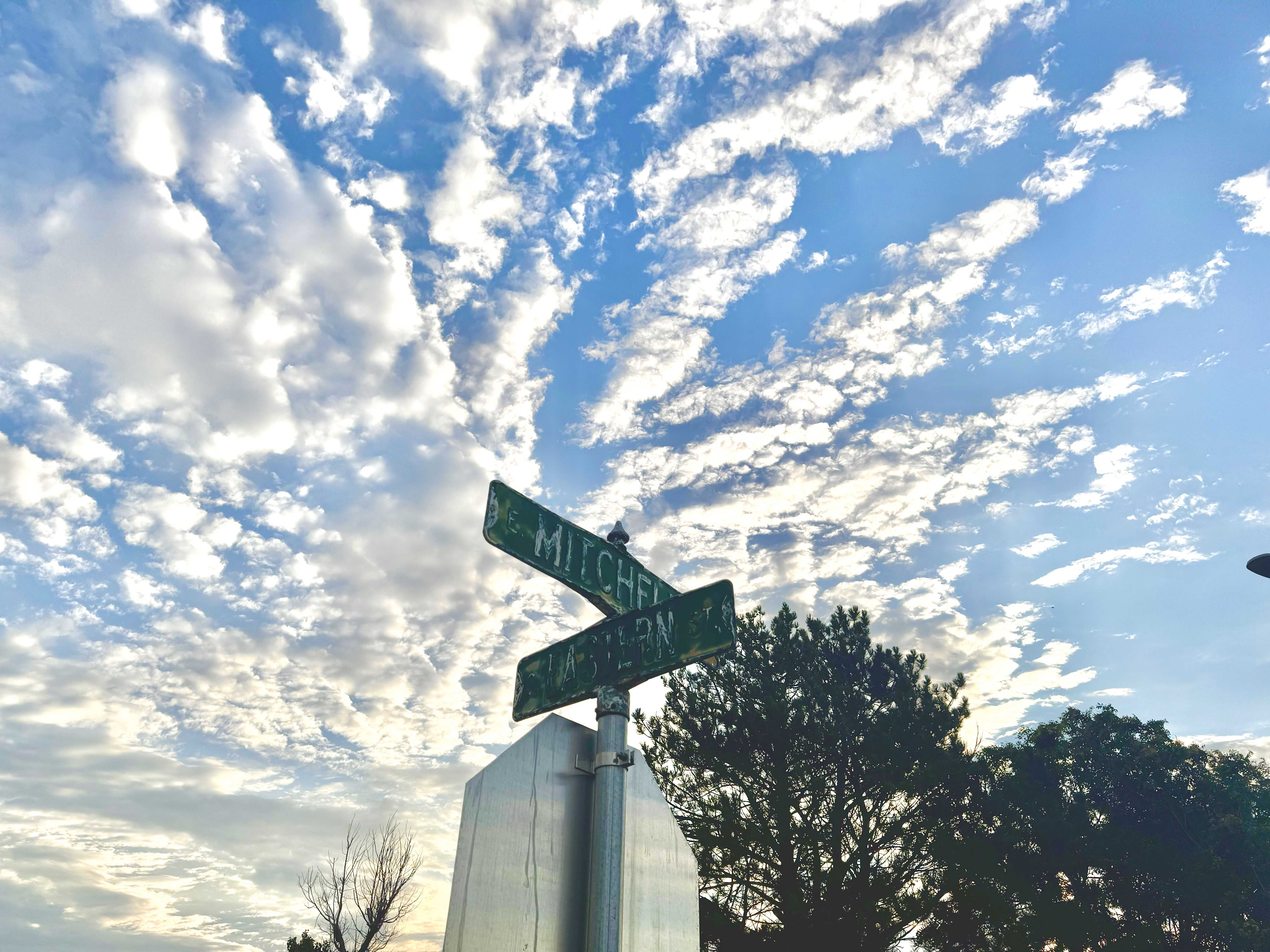 The corner of Eastern street and Mitchell road